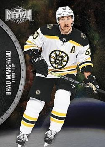 #15 Brad Marchand - Boston Bruins - 2021-22 Skybox Metal Universe Hockey