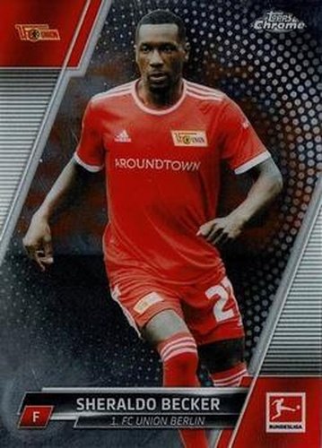 #15 Sheraldo Becker - 1. FC Union Berlin - 2021-22 Topps Chrome Bundesliga Soccer