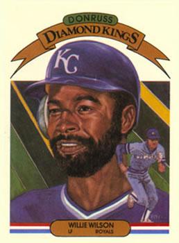 #15 Willie Wilson - Kansas City Royals - 1983 Donruss Baseball