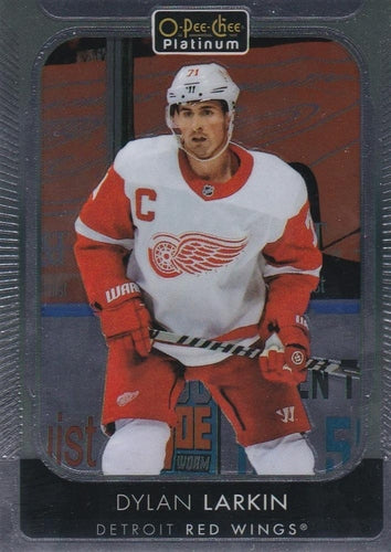 #15 Dylan Larkin - Detroit Red Wings - 2021-22 O-Pee-Chee Platinum Hockey