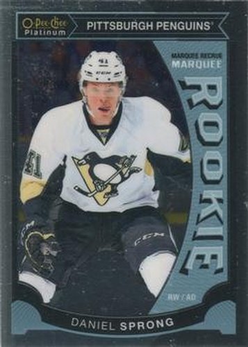 #M15 Daniel Sprong - Pittsburgh Penguins - 2015-16 O-Pee-Chee Platinum - Marquee Rookies Hockey