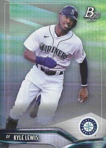 #15 Kyle Lewis - Seattle Mariners - 2021 Bowman Platinum Baseball