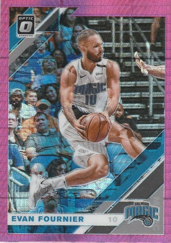 #15 Evan Fournier - Orlando Magic - 2019-20 Donruss Optic - Hyper Pink Basketball