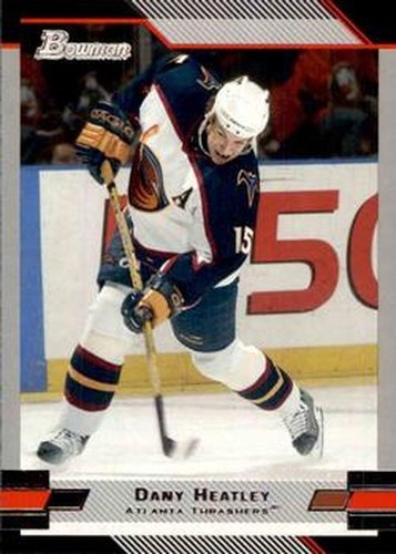 #15 Dany Heatley - Atlanta Thrashers - 2003-04 Bowman Draft Picks and Prospects Hockey