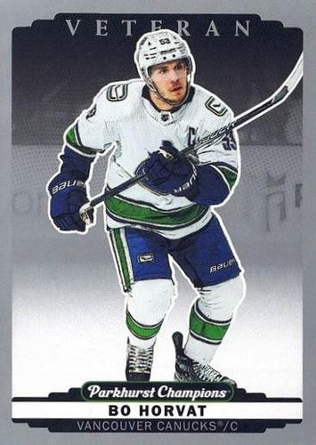 #15 Bo Horvat - Vancouver Canucks - 2022-23 Parkhurst Champions - Silver Hockey