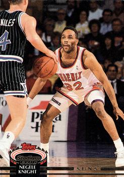 #15 Negele Knight - Phoenix Suns - 1992-93 Stadium Club Basketball