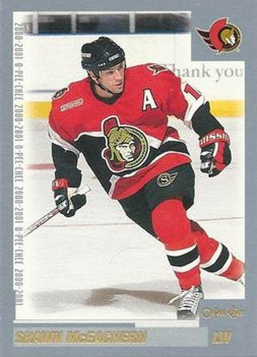 #160 Shawn McEachern - Ottawa Senators - 2000-01 O-Pee-Chee Hockey