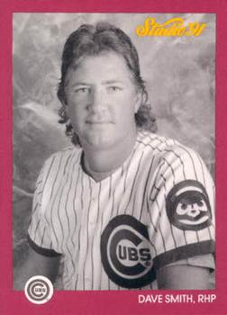 #160 Dave Smith - Chicago Cubs - 1991 Studio Baseball