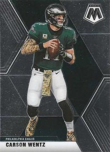 #160 Carson Wentz - Philadelphia Eagles - 2020 Panini Mosaic Football