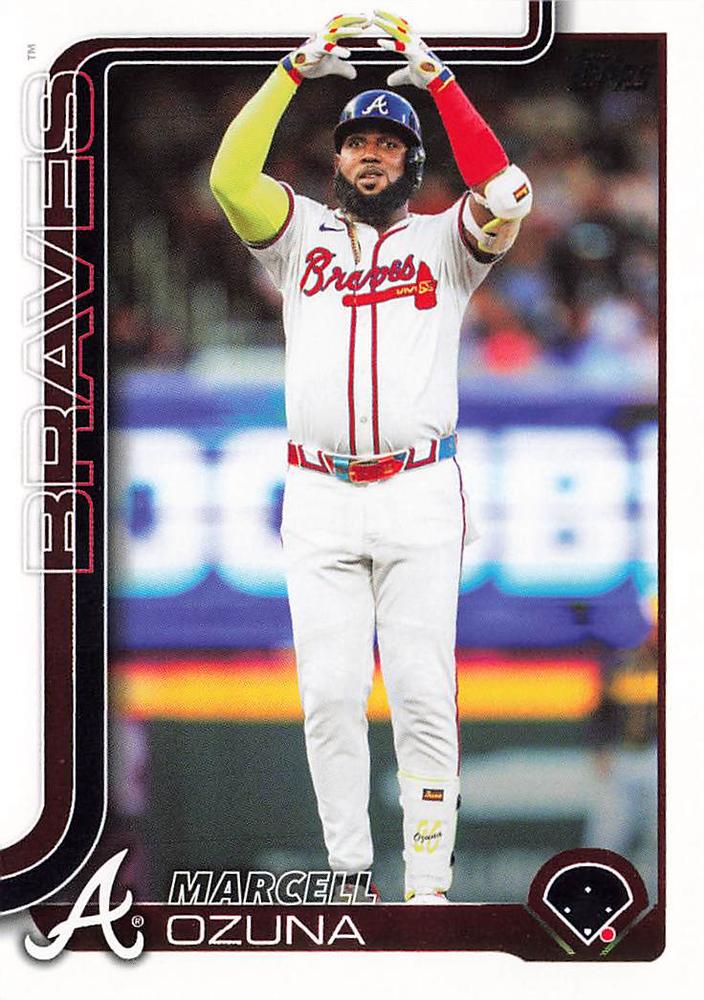 #160 Marcell Ozuna - Atlanta Braves - 2025 Topps Baseball