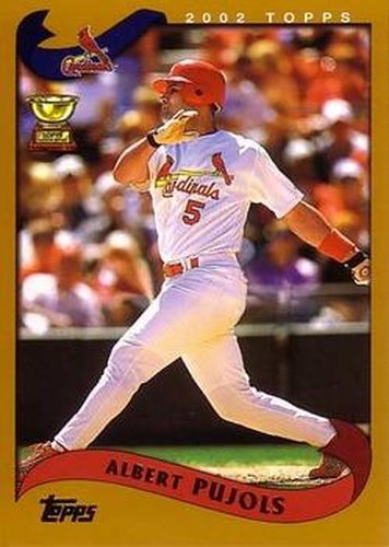 #160 Albert Pujols - St. Louis Cardinals - 2002 Topps Baseball