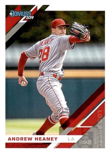 #160 Andrew Heaney - Los Angeles Angels - 2019 Donruss Baseball