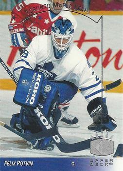 #160 Felix Potvin - Toronto Maple Leafs - 1993-94 Upper Deck - SP Hockey