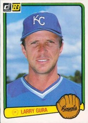 #160 Larry Gura - Kansas City Royals - 1983 Donruss Baseball