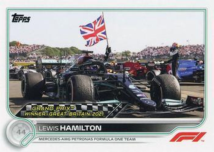 #160 Lewis Hamilton - Mercedes-AMG Petronas Formula One Team - 2022 Topps Formula 1 Racing