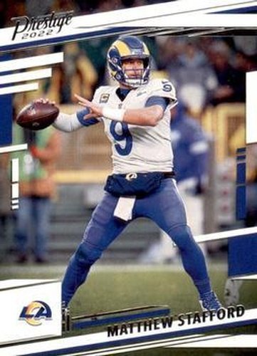 #160 Matthew Stafford - Los Angeles Rams - 2022 Panini Prestige Football