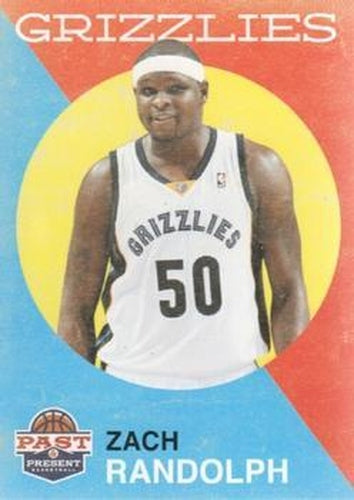 #160 Zach Randolph - Memphis Grizzlies - 2011-12 Panini Past & Present Basketball