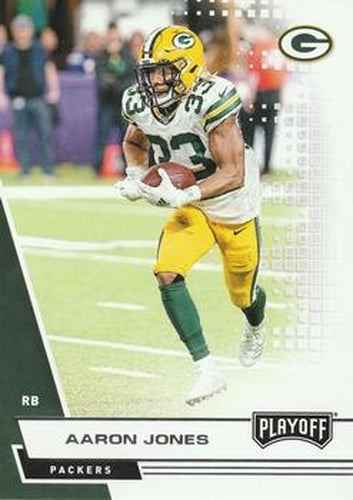 #160 Aaron Jones - Green Bay Packers - 2020 Panini Playoff Football