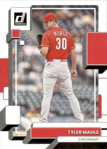 #160 Tyler Mahle - Cincinnati Reds - 2022 Donruss Baseball