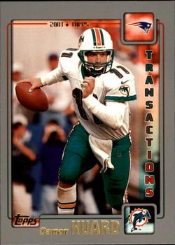 #160 Damon Huard - New England Patriots - 2001 Topps Football
