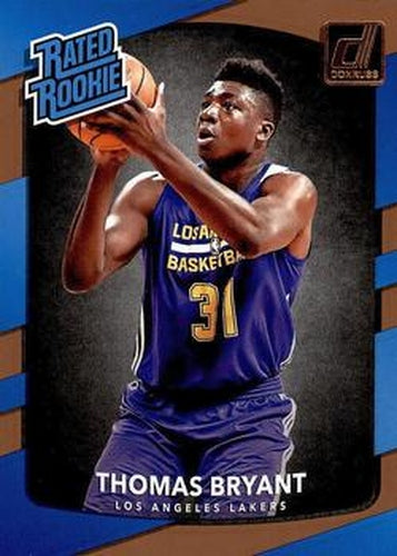 #160 Thomas Bryant - Los Angeles Lakers - 2017-18 Donruss Basketball