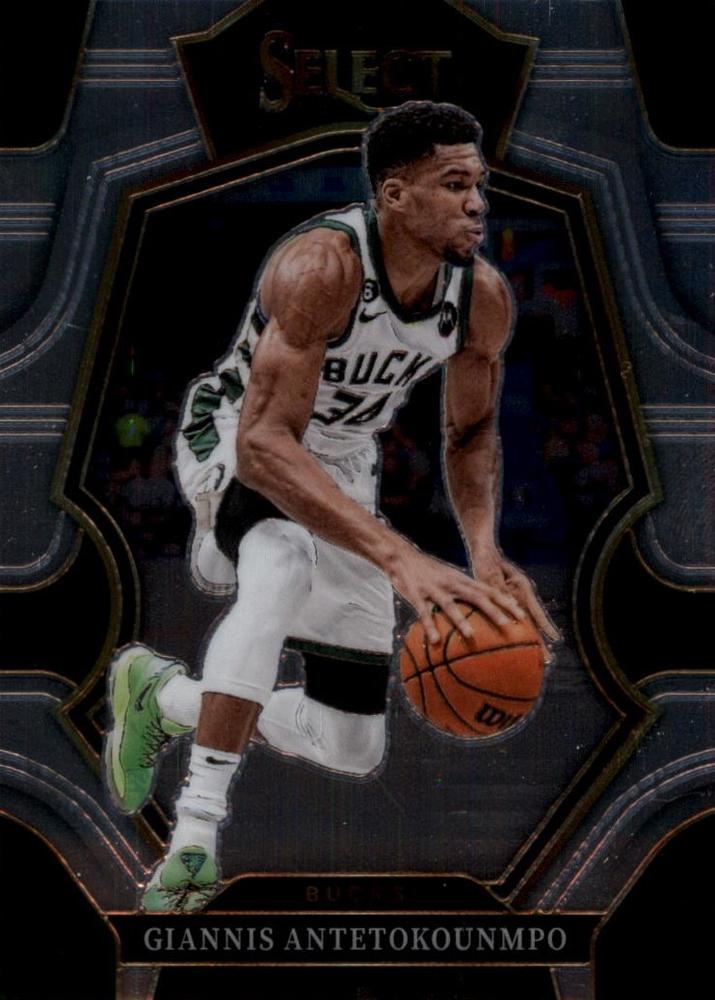 #161 Giannis Antetokounmpo - Milwaukee Bucks - 2022-23 Panini Select Basketball