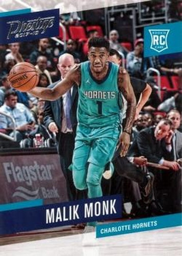 #161 Malik Monk - Charlotte Hornets - 2017-18 Panini Prestige Basketball