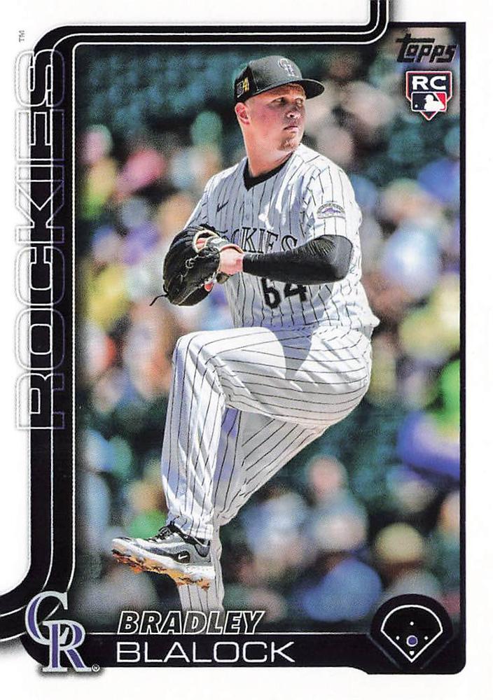 #161 Bradley Blalock - Colorado Rockies - 2025 Topps Baseball