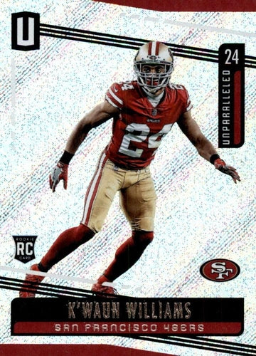 #161 K'Waun Williams - San Francisco 49ers - 2019 Panini Unparalleled Football