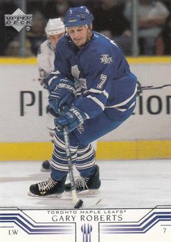 #161 Gary Roberts - Toronto Maple Leafs - 2001-02 Upper Deck Hockey