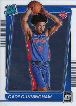 #161 Cade Cunningham - Detroit Pistons - 2021-22 Donruss Optic Basketball