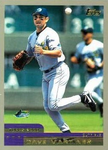 #161 Dave Martinez - Tampa Bay Devil Rays - 2000 Topps Baseball