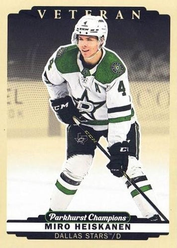 #161 Miro Heiskanen - Dallas Stars - 2022-23 Parkhurst Champions Hockey