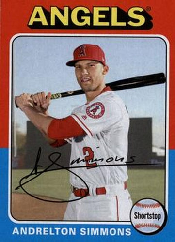 #161 Andrelton Simmons - Los Angeles Angels - 2019 Topps Archives Baseball