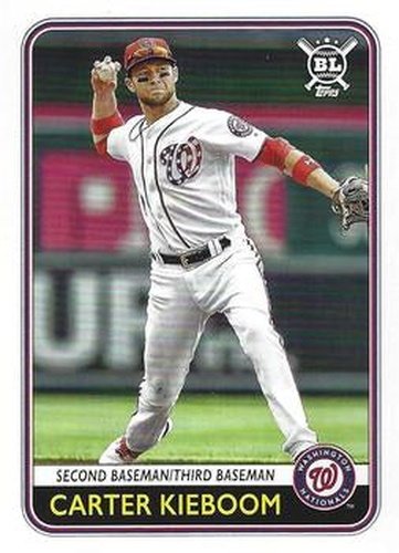 #162 Carter Kieboom - Washington Nationals - 2020 Topps Big League Baseball