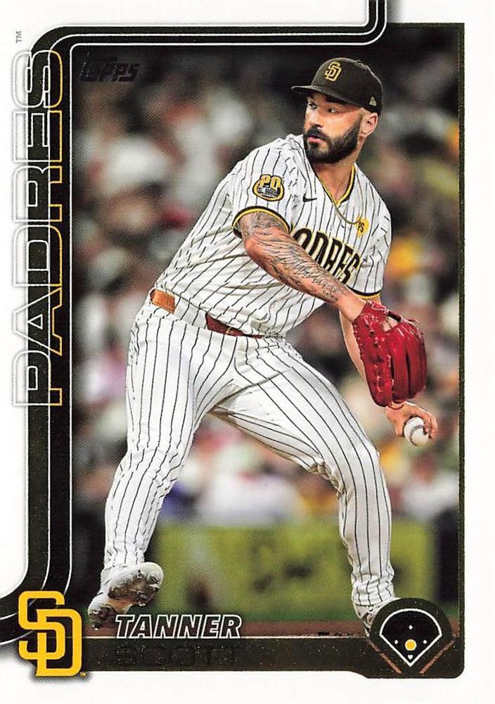 #162 Tanner Scott - San Diego Padres - 2025 Topps Baseball