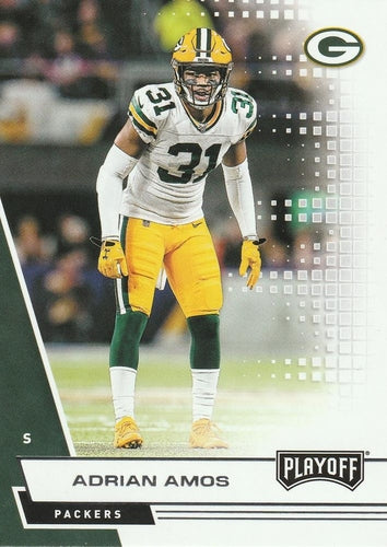#162 Adrian Amos - Green Bay Packers - 2020 Panini Playoff Football