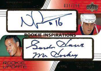#162 Nathan Horton / Gordie Howe - Florida Panthers / Detroit Red Wings - 2003-04 Upper Deck Rookie Update Hockey