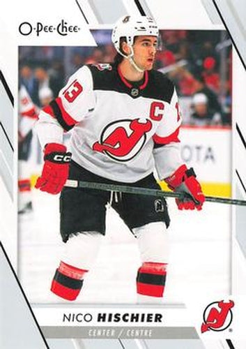 #162 Nico Hischier - New Jersey Devils - 2023-24 O-Pee-Chee Hockey