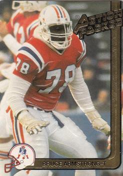 #162 Bruce Armstrong - New England Patriots - 1991 Action Packed Football