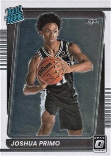 #162 Joshua Primo - San Antonio Spurs - 2021-22 Donruss Optic Basketball