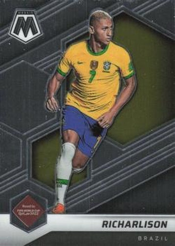 #162 Richarlison - Brazil - 2021-22 Panini Mosaic Road to FIFA World Cup Soccer