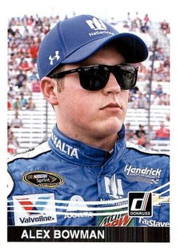 #162 Alex Bowman - Hendrick Motorsports - 2017 Donruss Racing