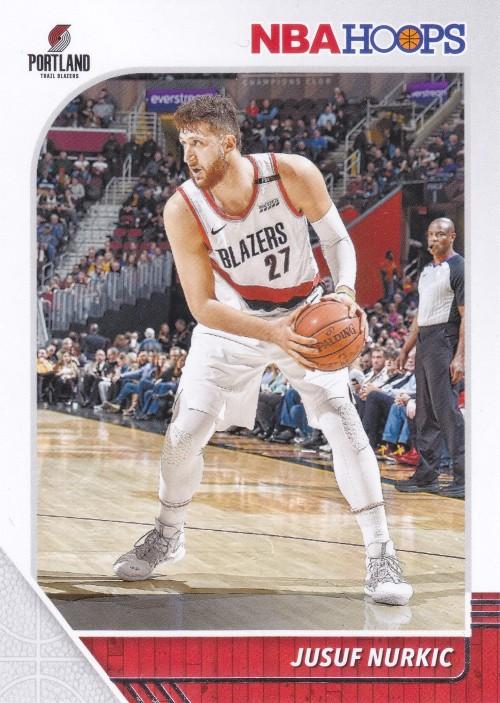 #162 Jusuf Nurkic - Portland Trail Blazers - 2019-20 Hoops Basketball