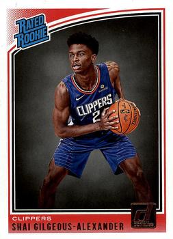 #162 Shai Gilgeous-Alexander - Los Angeles Clippers - 2018-19 Donruss Basketball