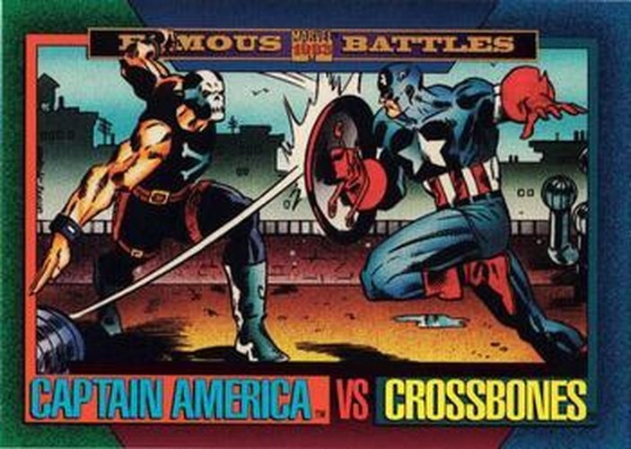 #162 Captain America / Crossbones - 1993 SkyBox Marvel Universe