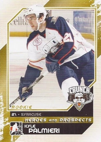 #162 Kyle Palmieri - Syracuse Crunch - 2010-11 In The Game Heroes and Prospects Hockey