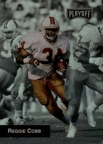 #162 Reggie Cobb - Tampa Bay Buccaneers - 1993 Playoff Football