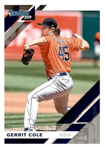 #162 Gerrit Cole - Houston Astros - 2019 Donruss Baseball
