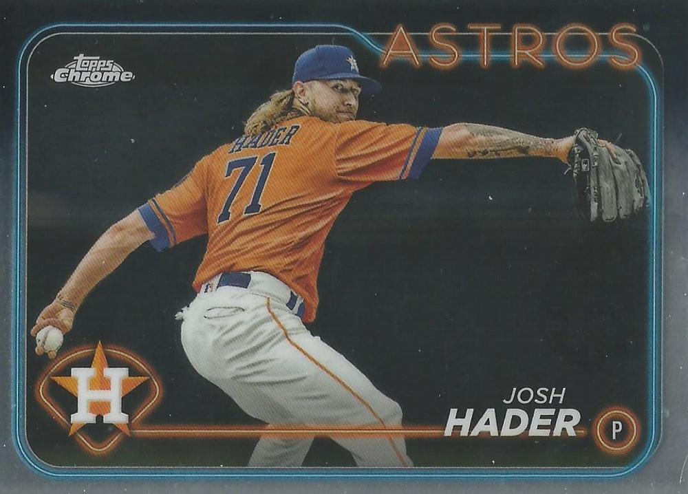 #162 Josh Hader - Houston Astros - 2024 Topps Chrome Baseball